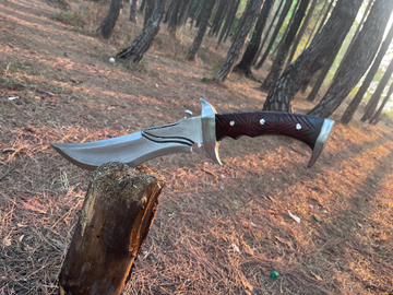 13 inch Hand forged Bowie knife | Highly Graded Carbon Steel Tactical knife | Bushcraft Knife | Balanced Water Tempered | Gift for him